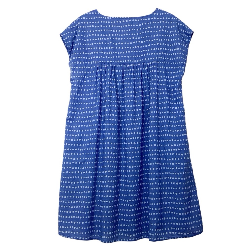 Gudrun Sjoden Polka Dot Dress Size M 100% Cotton Shift Dress Lagenlook - Picture 4 of 8